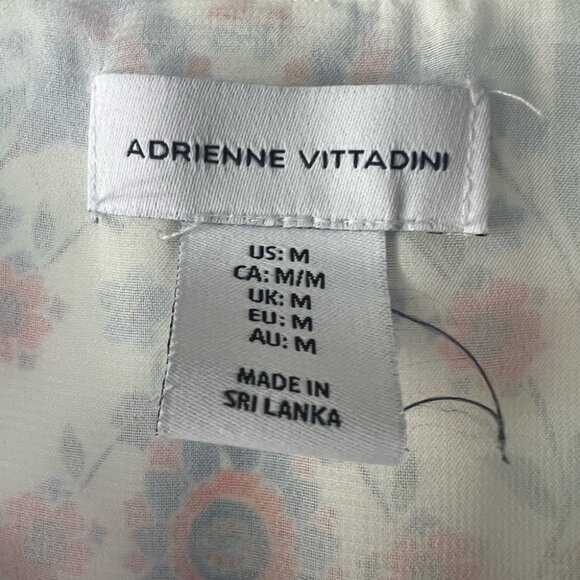 Adrienne Vittadini Women’s Floral Print Sleeveless Blouse Top Size M - Picture 2 of 4